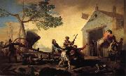 Francisco Goya Fight at the New Inn painting